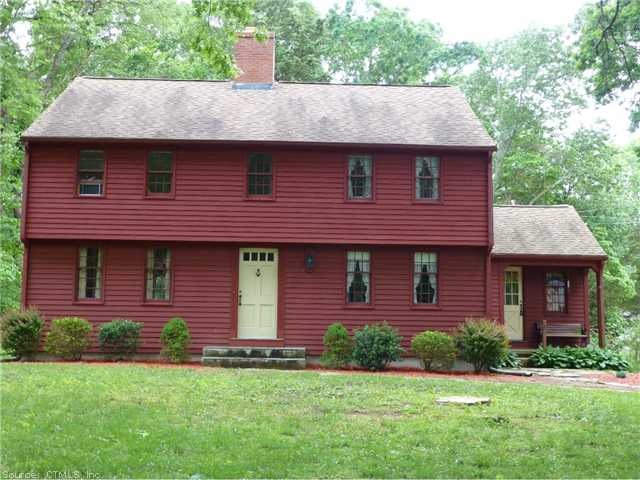 Exterior Front. Classic center chimney colonial (b