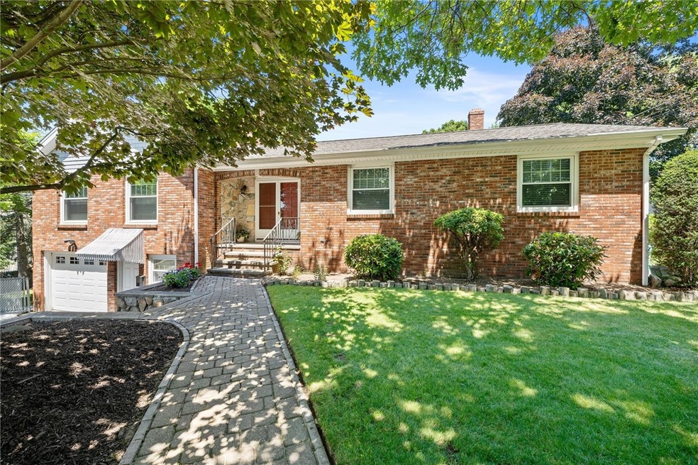 Beautiful brick front exterior.