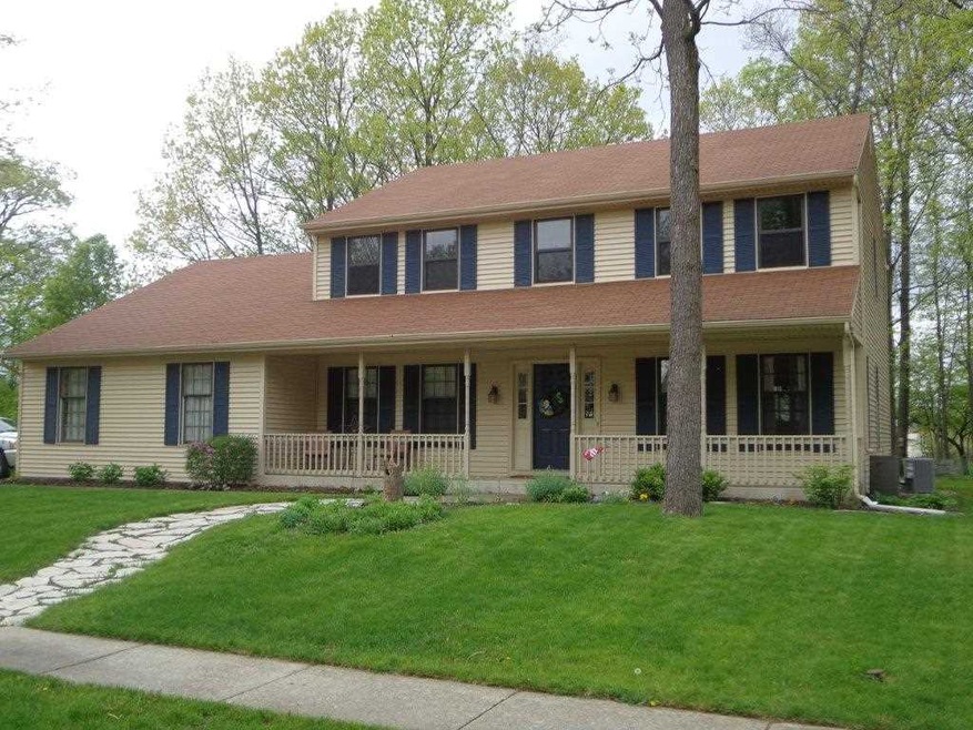 Welcoming covered porch.