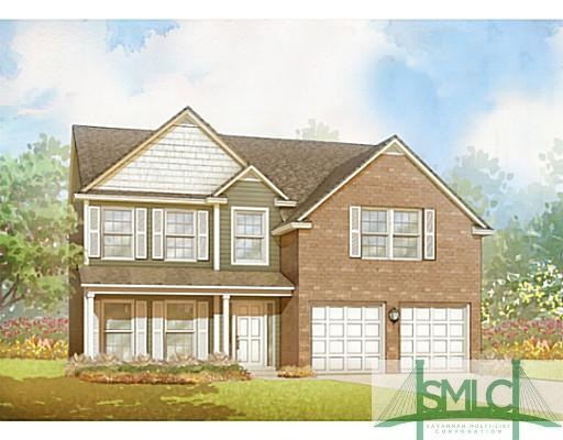 Exterior Front. Actual home does not include brick