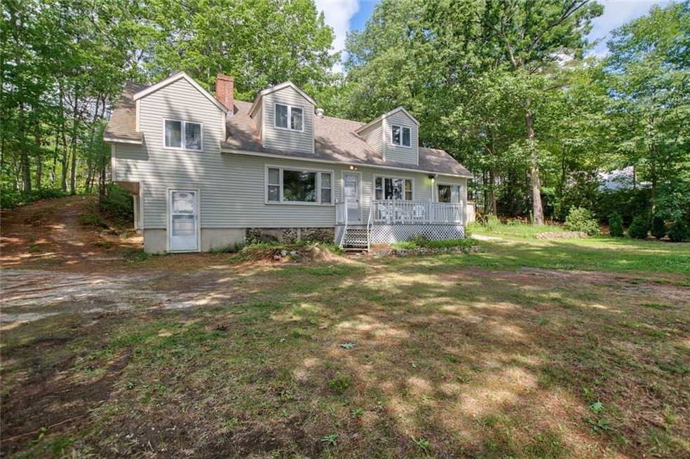 Lake view of the home