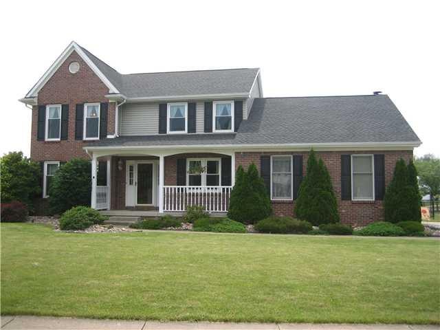 Exterior Front Brick & Vinyl Exterior with New Roo