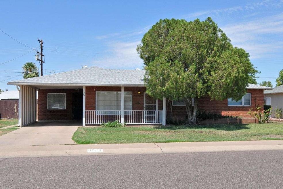 Front of home.