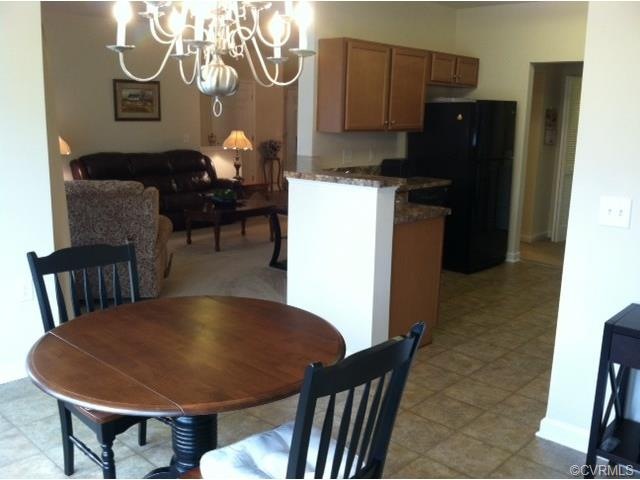View from Eat-in Area towards Great Room and Kitch