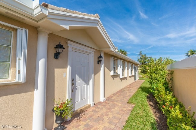 View of property entrance