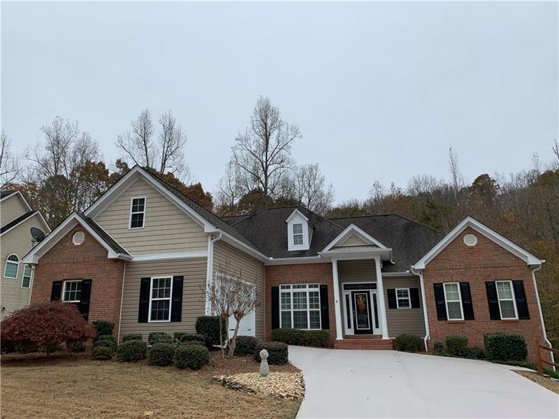 Move in ready brick front home.