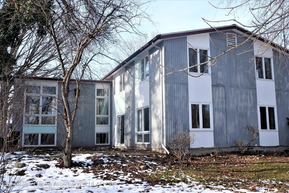 Rear view of house