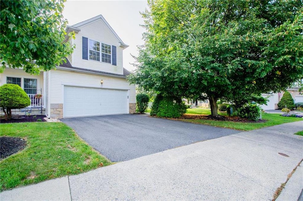 end town home 2 car garage