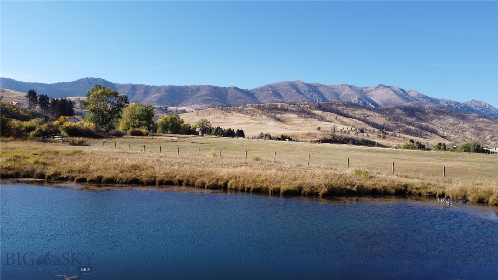 Pond view looking North