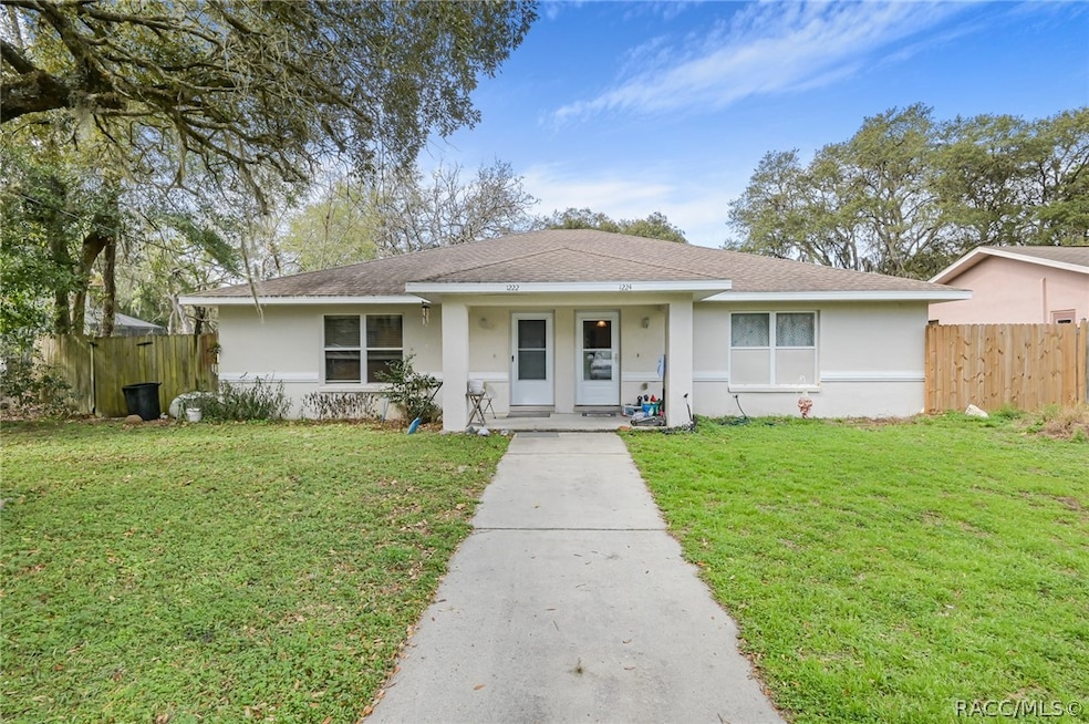 Front View of Duplex