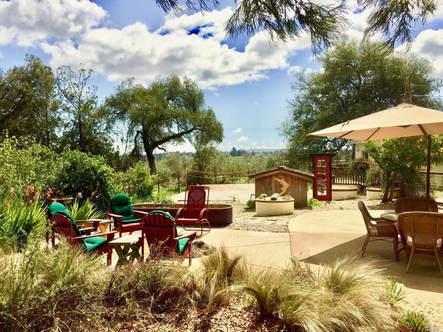 backyard patio and view