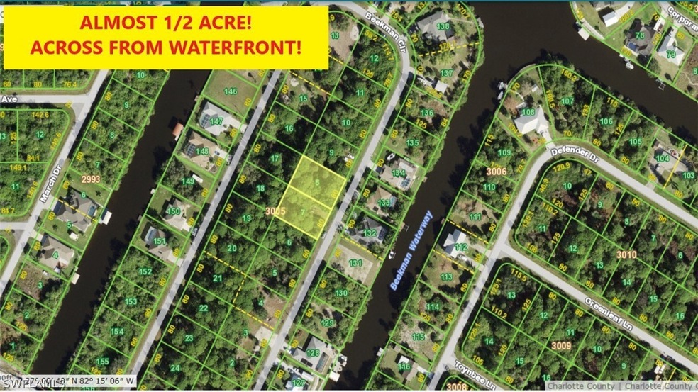 Nearly Half an Acre on 2 Adjacent Lots! In up & coming waterfront community.