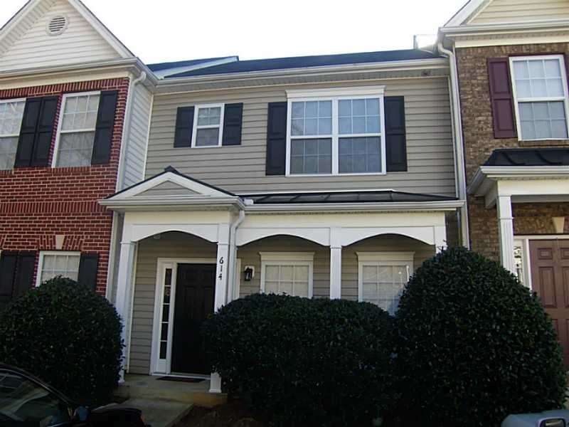 Exterior Front. Town Home with Front Porch