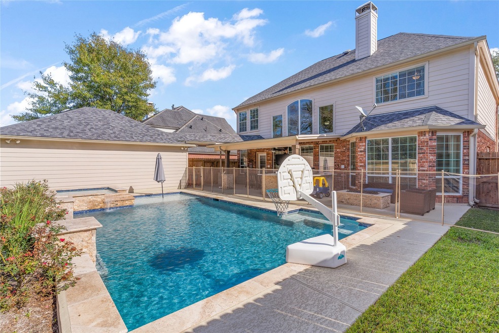 Pool, spa, outdoor kitchen and fire pit added in 2020.