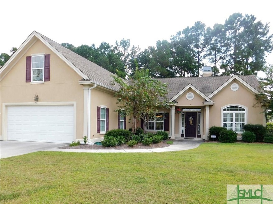 Beautiful exterior landscaping and walk way to fro