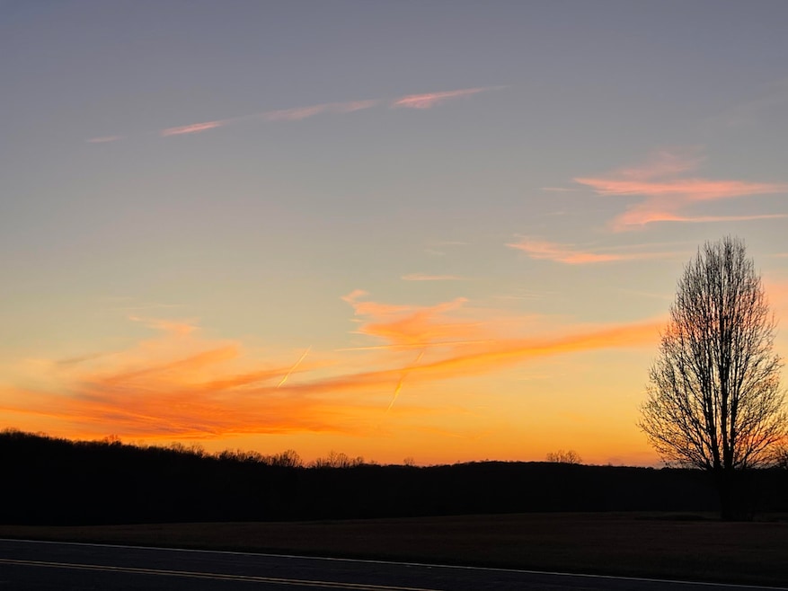 Sunset on property