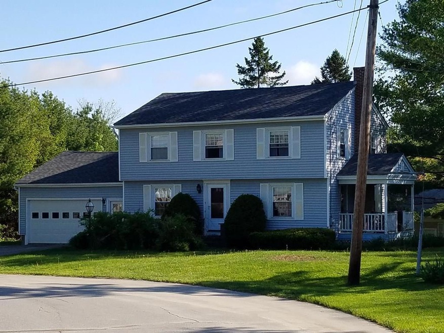 Front of home with porch