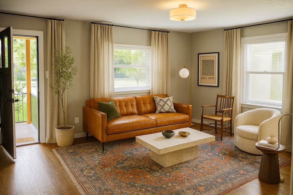 Virtually Staged Living Room