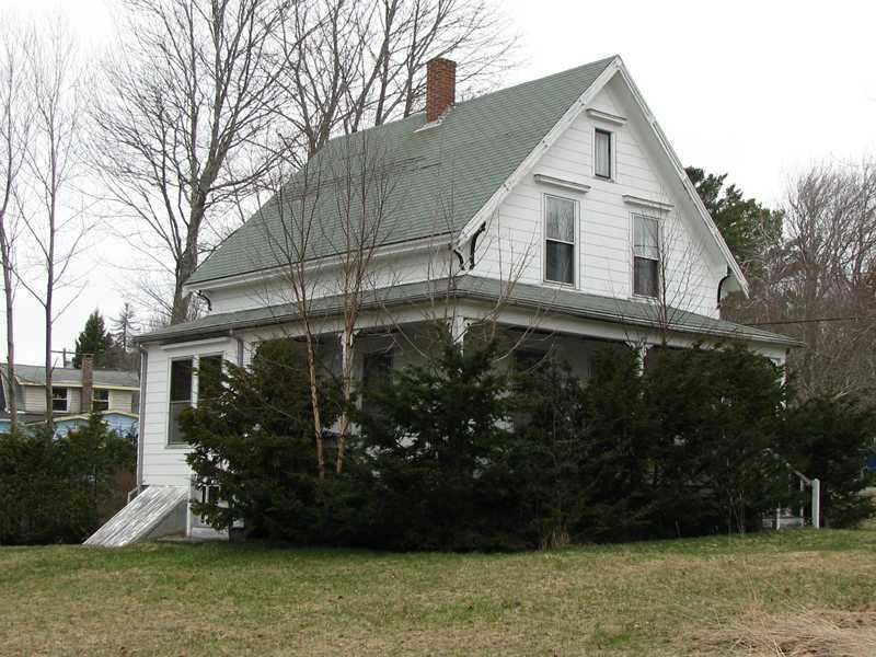 Exterior Front. Left front view