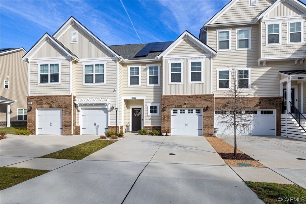 2-story Townhome with solar panels and garage
