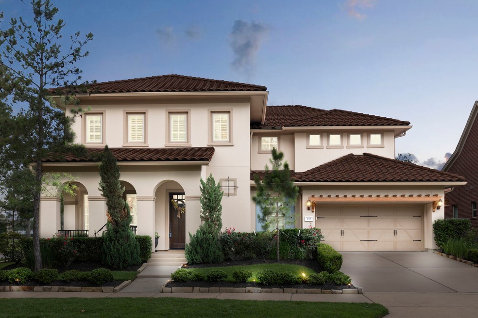 Gorgeous Mediterranean style with tile roof, front