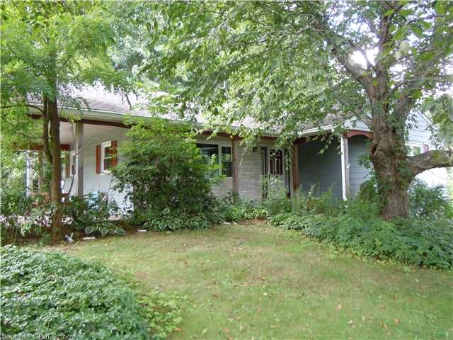 Exterior Front. Front and side porch