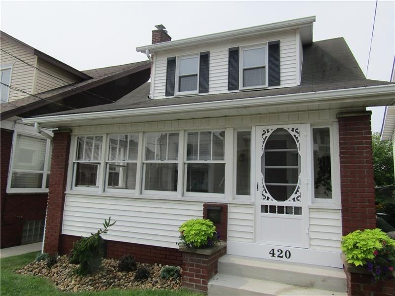Come home to this adorable brick/vinyl home!  Comp