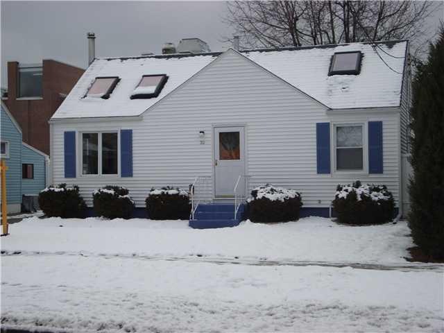 Exterior Front. Vinyl siding, newer roof with skyl
