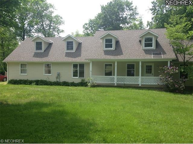 Loaded cape code with front porch and full width r