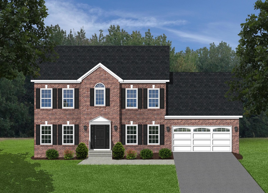 Washington 2D Rendering-GarageFront