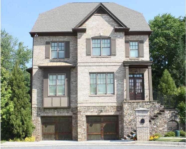 Exterior Front. Front of house on cul-de-sac lot i