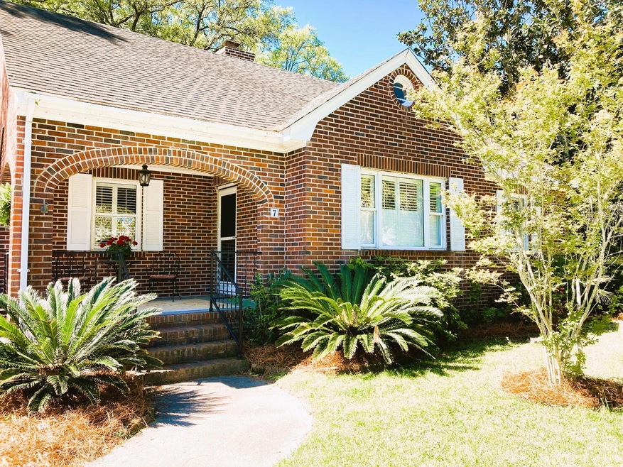 Welcoming front porch