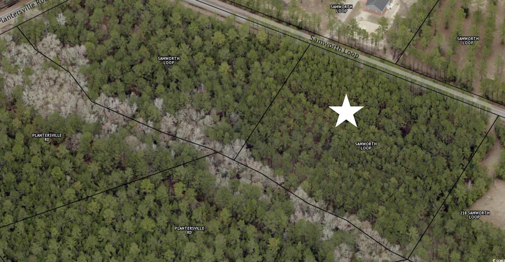 Map / location with property boundaries highlighte