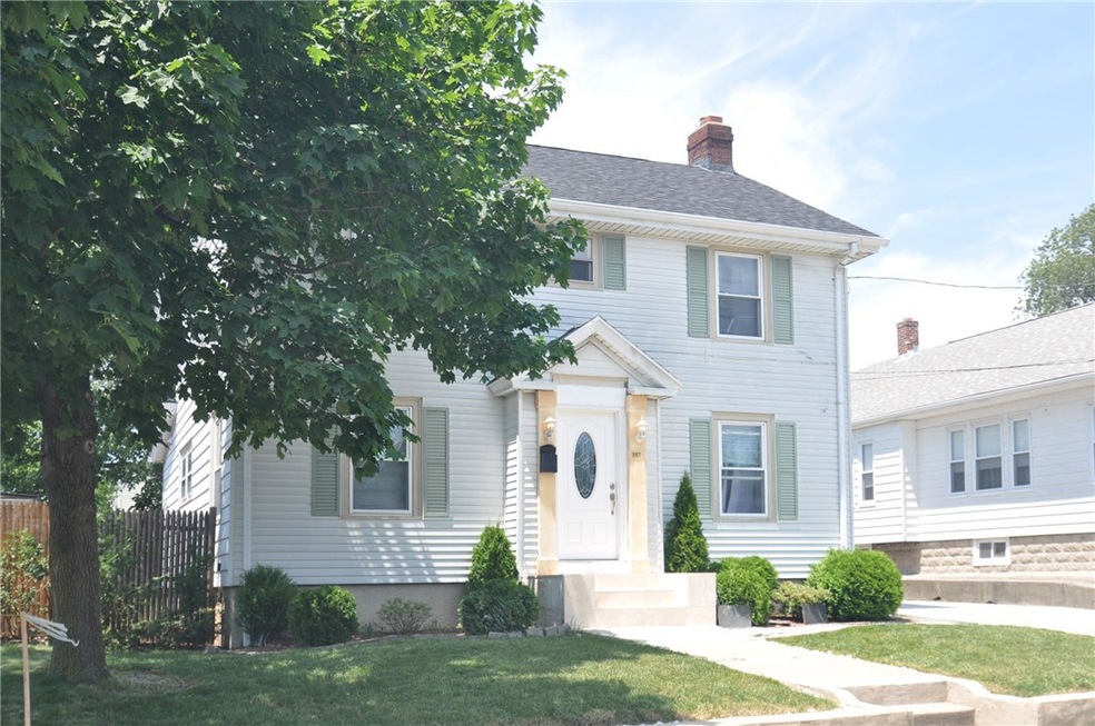 Front of house and front yard