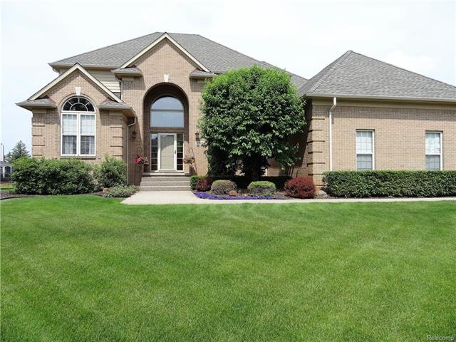 Stately brick colonial on a premium, well-manicure