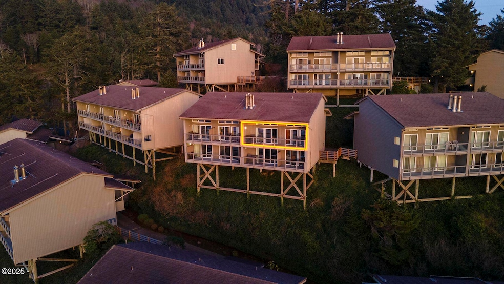 Ocean facing side