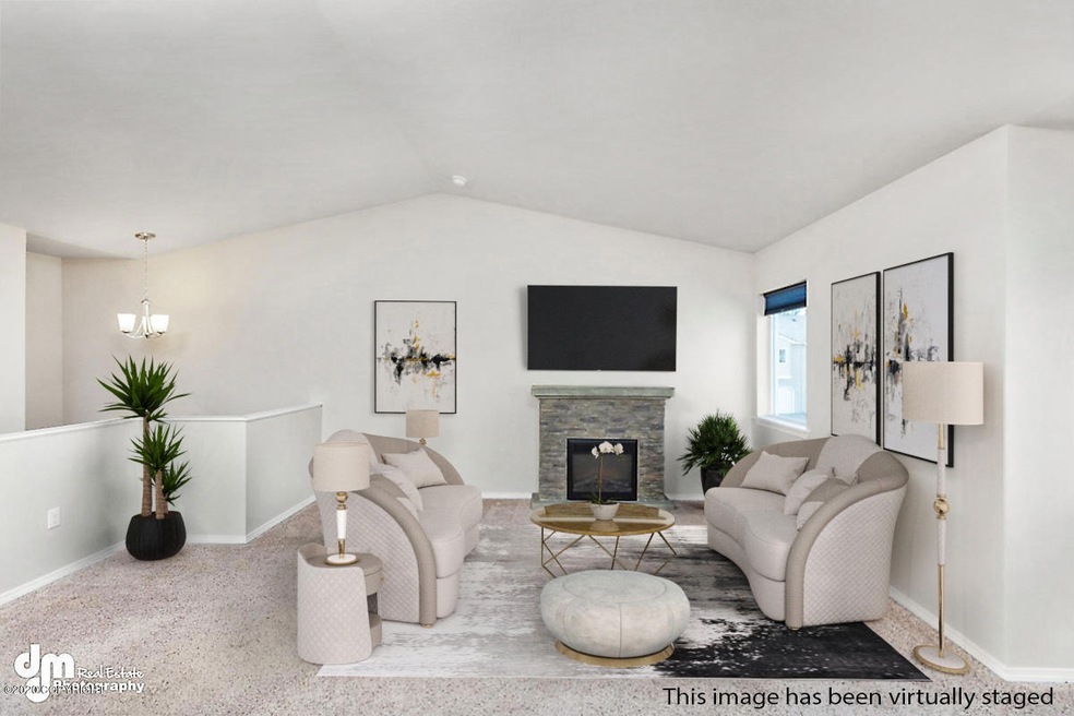 Living Room Staged