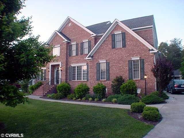 Exterior Front - Brick Facade, cul-de-sac location