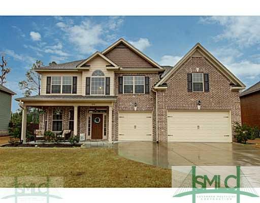 Exterior Front. 3 Car Garage!