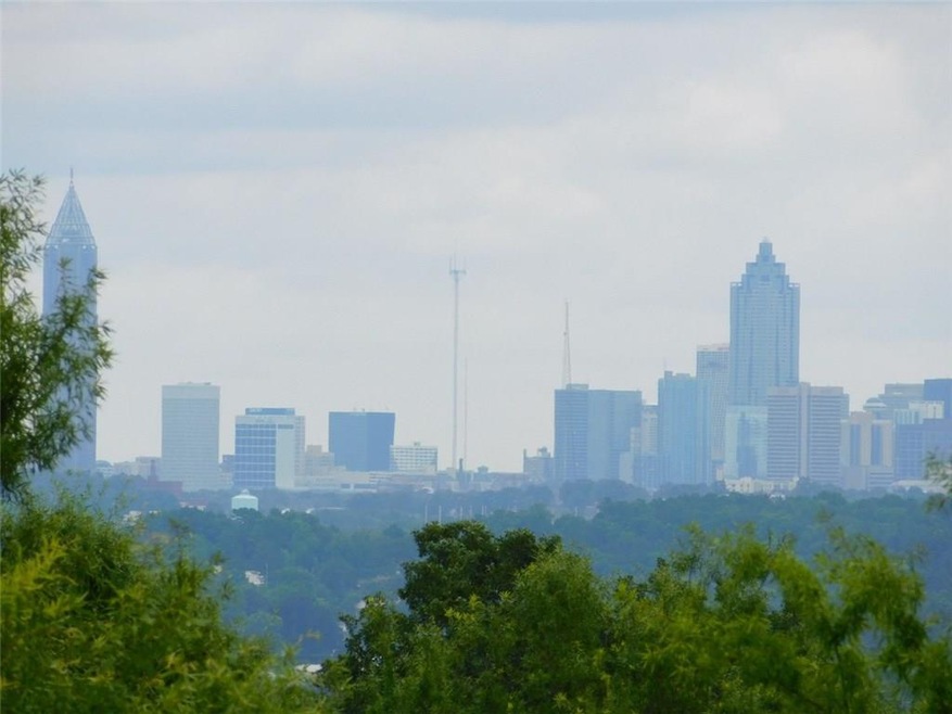 Downtown Atlanta View from top floor retreat