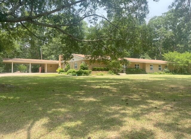 Front View of home/carport