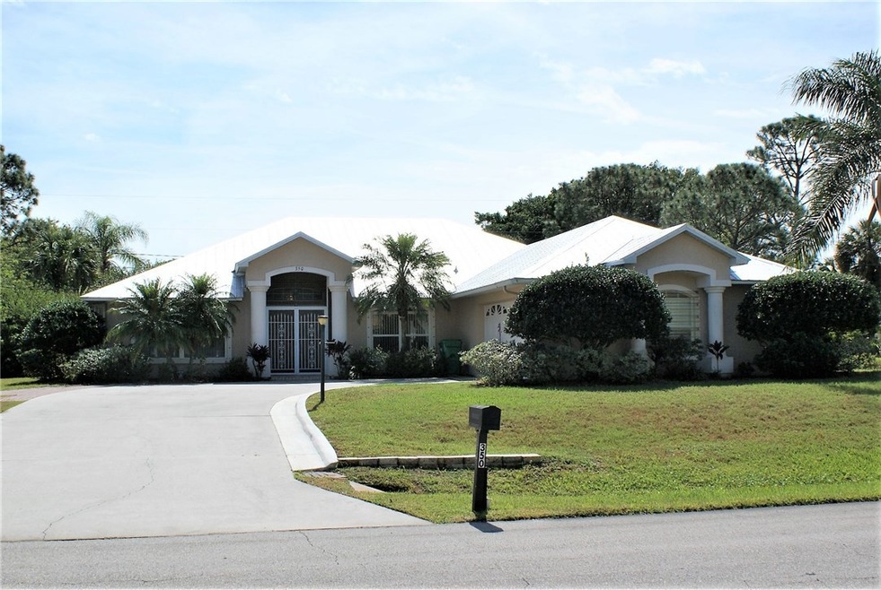 Large home on double lot and swimming pool.