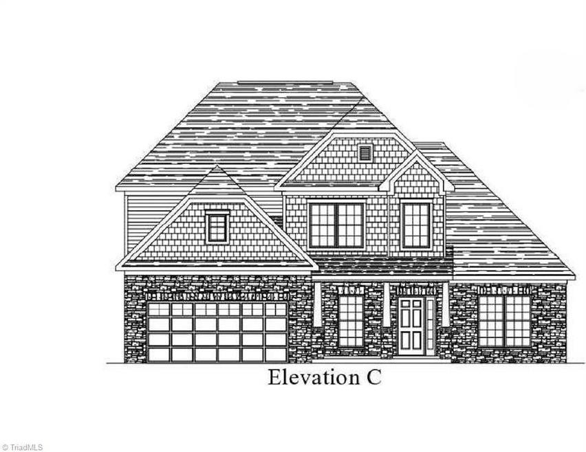 Rendering of home under construction.