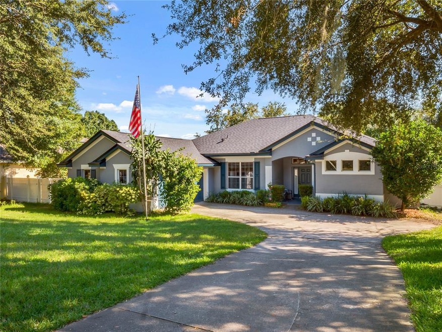 Exterior front with side entry garage
