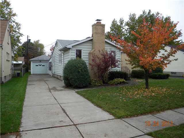 Exterior Front. Front left view. Lot is 52  x 105 