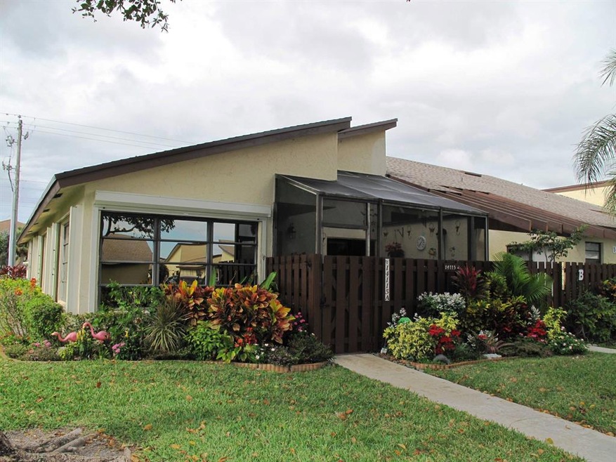 Front view of corner villa