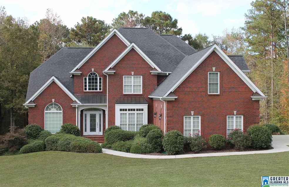 4 sides brick. Copper accents.