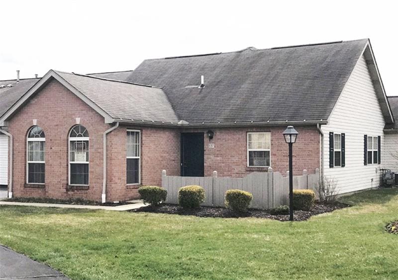 Front of 137 Pony Drive.  Patio in front to sit out and enjoy the upcoming warm weather!