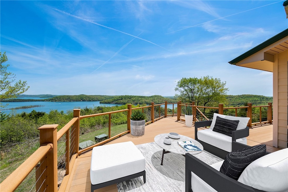 Step out onto your wrap around composite deck to h