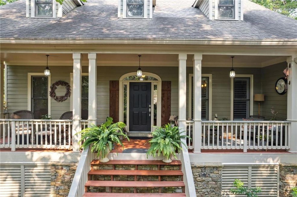 Front Exterior with large porch